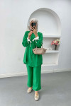 Stone Collar Suit Green
