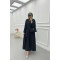 Sare Fashion Side Tie Skirted Suit Black