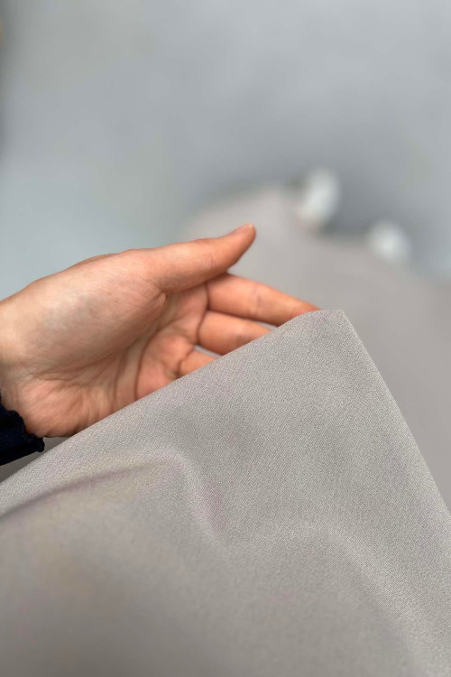 Side Tie Vest Suit Light Gray