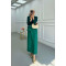 Sare Fashion Side Tie Wrap Skirt Green