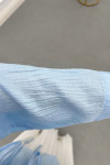 Sare Fashion Side Tie Strawberry Kimono Baby Blue