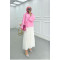 Sare Fashion Side Tie Strawberry Kimono Pink