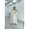 Sare Fashion Half Button Parachute Dress Light Grey
