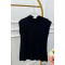 Sare Fashion High Collar Sleeveless Underwear Black