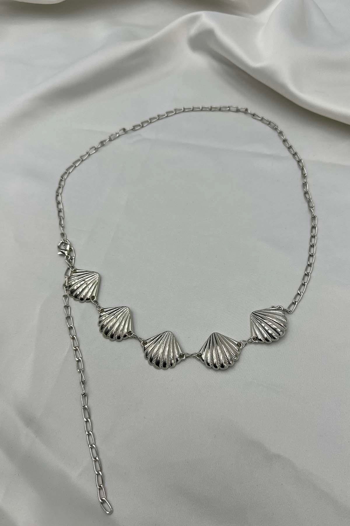 Sare Fashion Chain Belt Silver