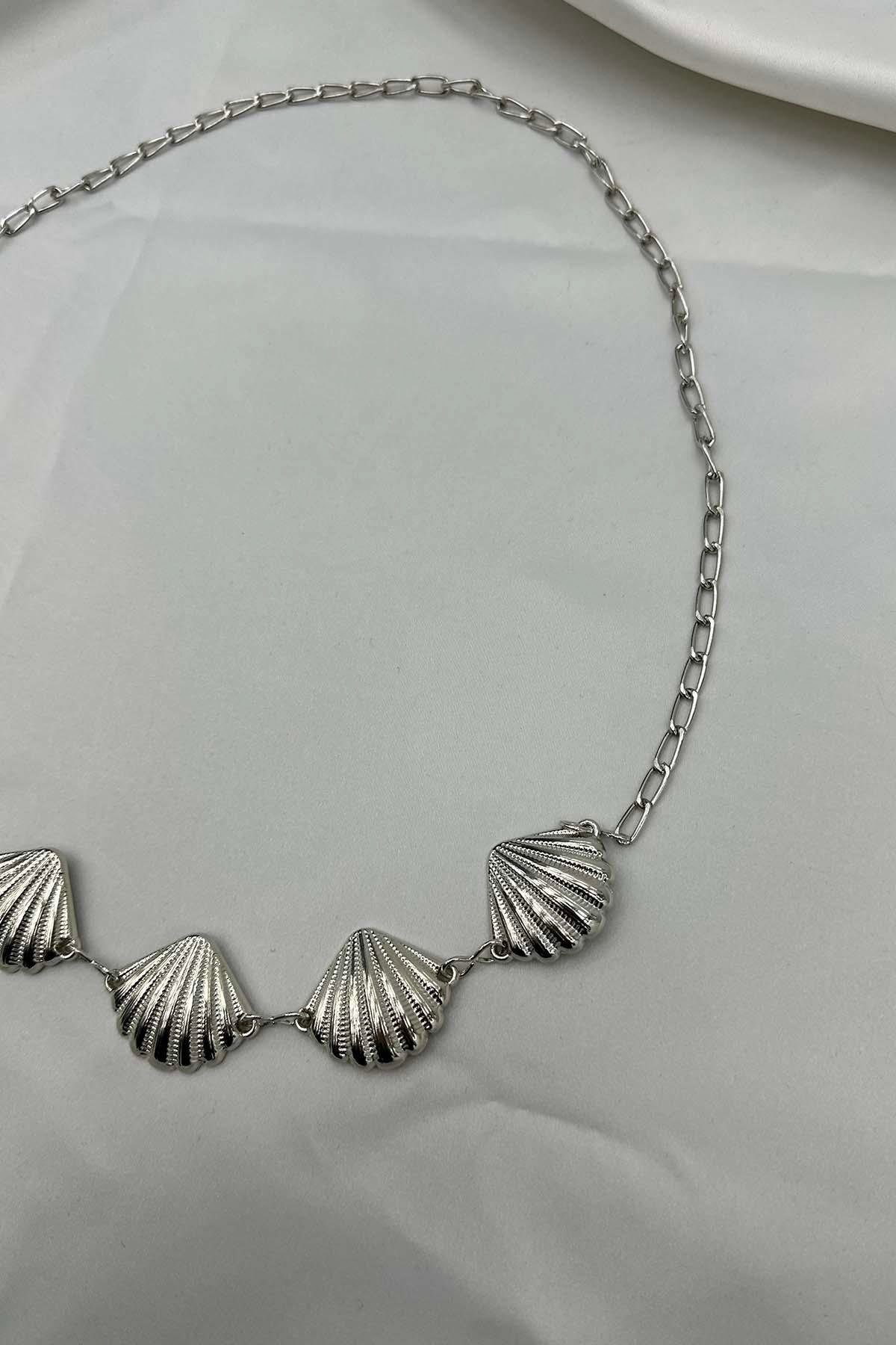 Sare Fashion Chain Belt Silver