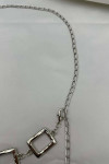 Sare Fashion Chain Belt Silver